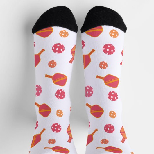 Roze Pickleball Paddles en Ballen Sokken (Top)