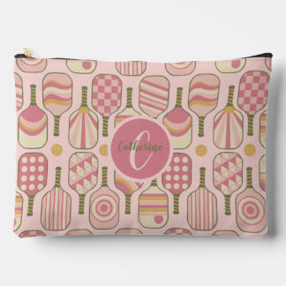 Roze Pickleball Paddles met Monogram Etui