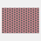 Roze pickleball wrapping sheet set van 3 inpakpapier vel (Voorkant 3)