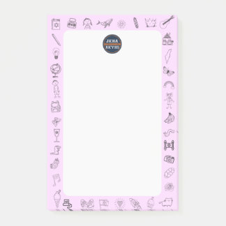 Roze pictogram Mitzvah noot Post-it® Notes
