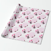 Roze pig cadeaupapier (Uitgerold)