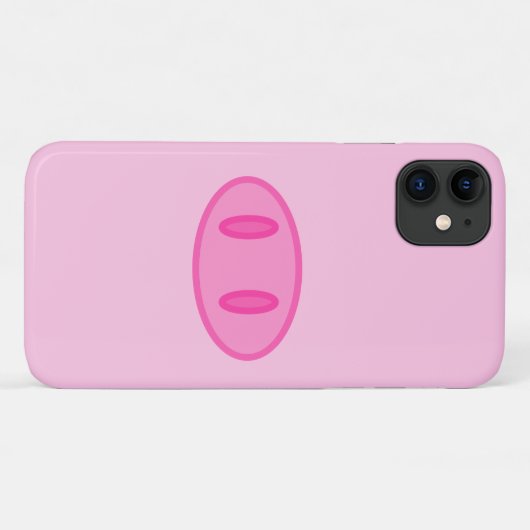 Roze pig Case-Mate iPhone case (Achterkant (horizontaal))