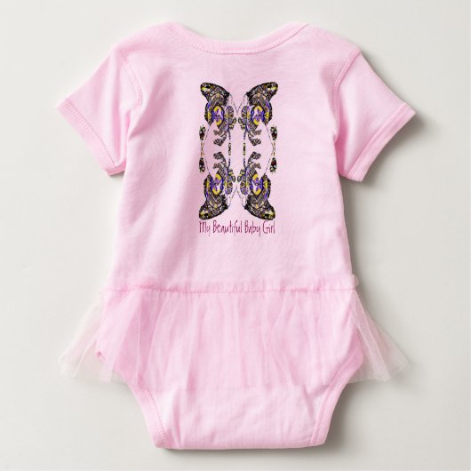 Roze pig en buiken romper (Achterkant)