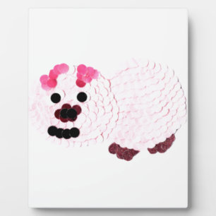 Roze pig fotoplaat