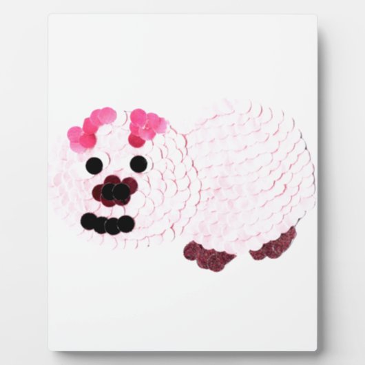 Roze pig fotoplaat (Voorkant)
