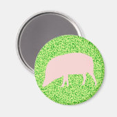 Roze pig Magnet (Voorkant / Achterkant)