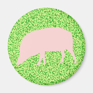 Roze pig Magnet