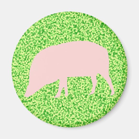 Roze pig Magnet (Voorkant)