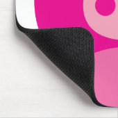 Roze pig muismat (Hoek)