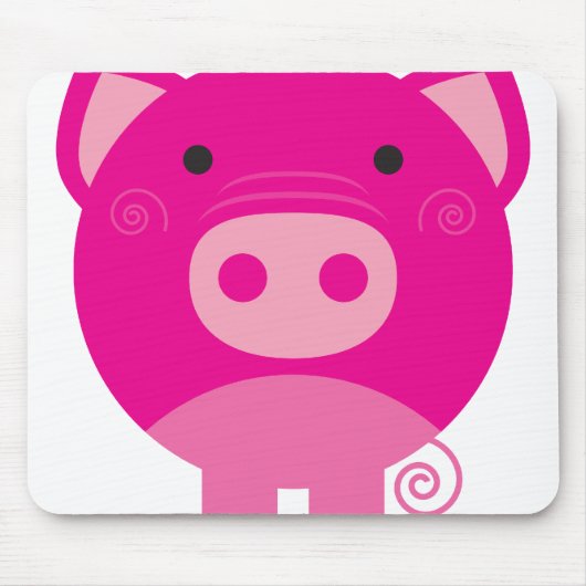 Roze pig muismat (Voorkant)