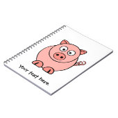 Roze pig notitieboek (Linkerzijde)