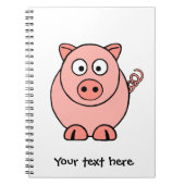 Roze pig notitieboek (Voorkant)