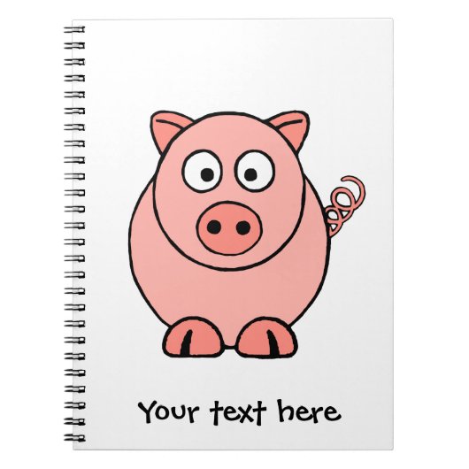Roze pig notitieboek (Voorkant)