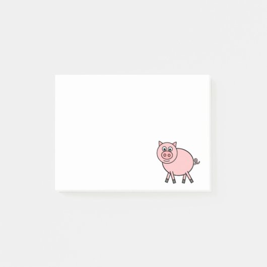 Roze pig post-it® notes (Voorkant)