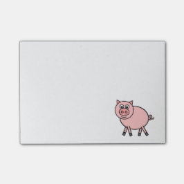 Roze pig post-it® notes