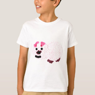 Roze pig t-shirt
