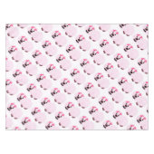 Roze pig tafelkleed (Voorkant (Horizontaal))