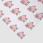Roze pig tissuepapier (Detail)