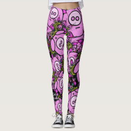 Roze Piggy Leggings