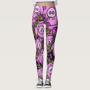 Roze Piggy Leggings