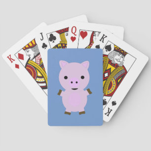 Roze Piggy Pokerkaarten