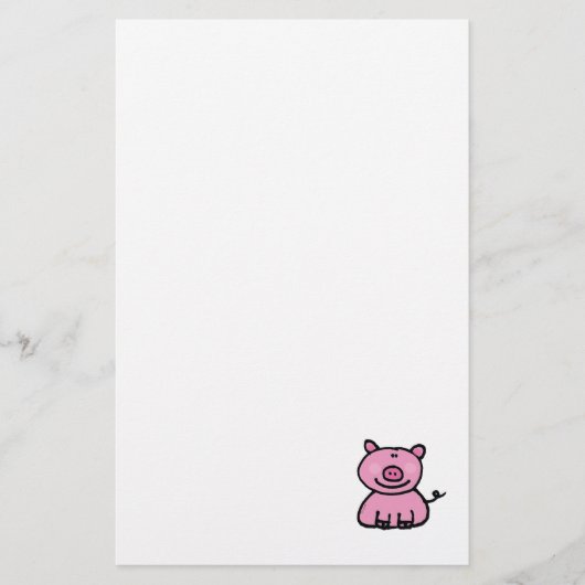 Roze pigment briefpapier (Voorkant)