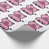 roze pigment cadeaupapier (Hoek)