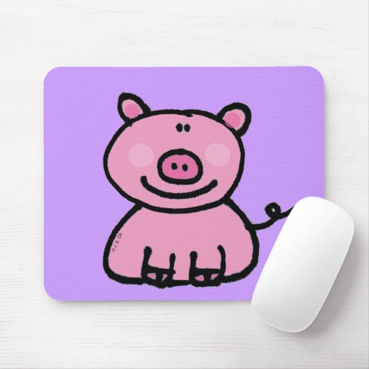 Roze pigment muismat (Met muis)