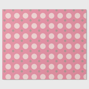 Roze pika Dot-cadeauverpakking Cadeaupapier