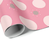 Roze pika Dot-cadeauverpakking Cadeaupapier (Rol Hoek)