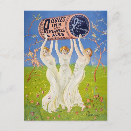 Roze pillen voor Bleke mensen (1910)  stijl Briefkaart (Voorkant)