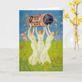 Roze pillen voor Bleke mensen | Leonetto Cappiello Kaart (Gele Bloem)