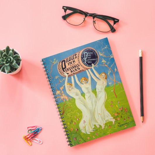 Roze pillen voor Bleke mensen | Leonetto Cappiello Notitieboek