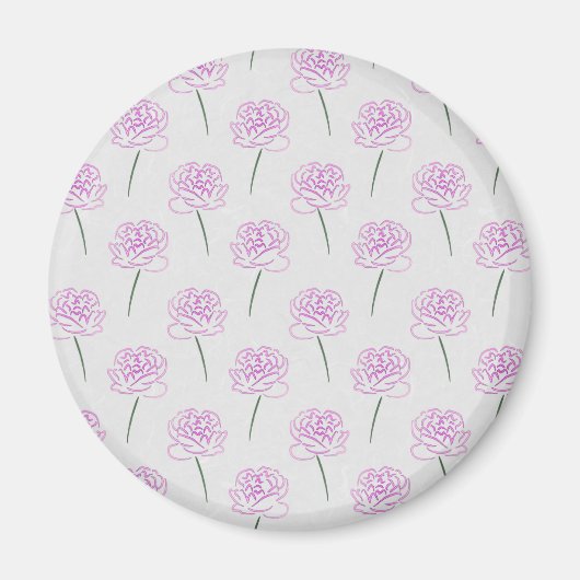 roze pinda magneet (Voorkant)
