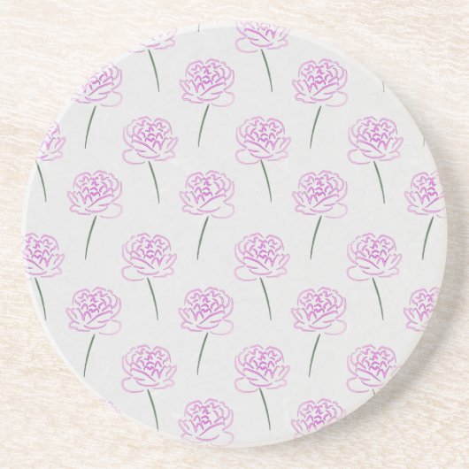 roze pinda zandsteen onderzetter (Voorkant)