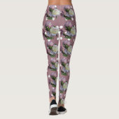 Roze pinda's Elegant Custom Leggings (Achterkant)