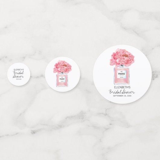 Roze pinda's en Vrijgezellenfeest van parfum Confetti (Voorkanten)