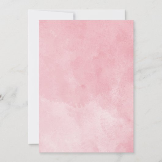 Roze pinda's en Vrijgezellenfeest van parfum Kaart (Achterkant)