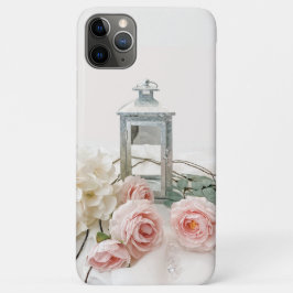 Roze pinda's en witte hydrangea Case-Mate iPhone case