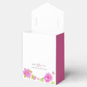 Roze pinda's Floral Magenta Wedding for Box Bedankdoosjes (Geopend)