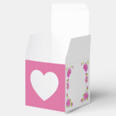 Roze pinda's Floral roze mini-bruiloft tissue boxe Bedankdoosjes (Geopend)