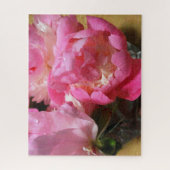 Roze pinda's in Vase Foto Muismat Legpuzzel (Verticaal)