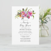 roze pinda's kaart (Staand voorkant)