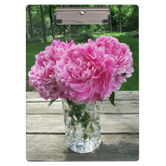 Roze pinda's klembord (Voorkant)