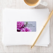 Roze pinda's op texturen etiket (Insitu)