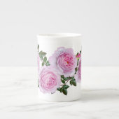  roze pinda's patroon porselein kop (Voorkant)