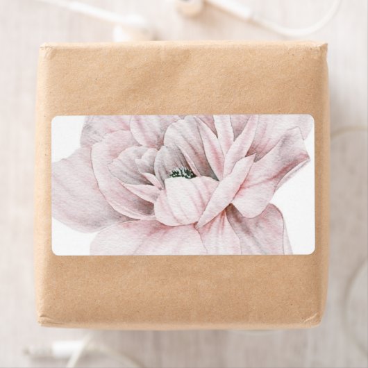 Roze pinda's, romantisch, bruiloft, , shabby, chic etiket (Insitu)