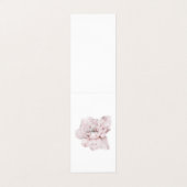 Roze pinda's, romantisch, bruiloft, , shabby, chic visitekaartje (Buitenkant ongevouwen)