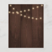 Roze pinda's Rustige budgetuitnodiging voor baby s (Achterkant)