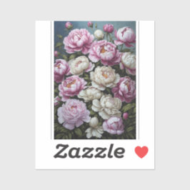 Roze pinda's sticker